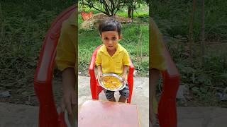 Kanha to bas khel raha tha 😱😢🙏 chocolate icecream food shorts comedy funny [upl. by Sheaff]