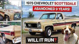 Will It Run 1975 Chevrolet C20 Scottsdale Destined for the Scrap Squarebody Revival [upl. by Naman359]