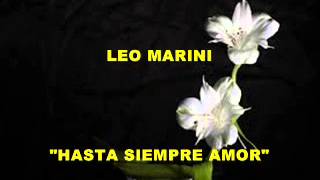 Leo Marini Hasta siempre amor  Colección Lujomar [upl. by Oetomit]