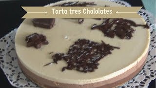 RECETA TARTA 3 CHOCOLATES  Compra supermercado  ArinuCosmetics [upl. by Htbazile]