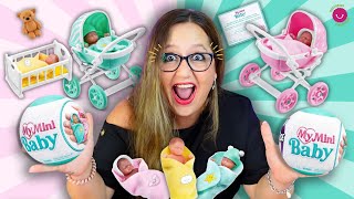 💖¡¡Mini Bebés SORPRESA de SILICONA🧸Abriendo bolitas My Mini Baby de Zuru [upl. by Naihr]