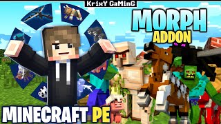 BEST MORPH MOD FOR MINECRAFT PE  121   MORPH INTO ANY MOBS IN MCPEMCBE  2024 [upl. by Novar918]