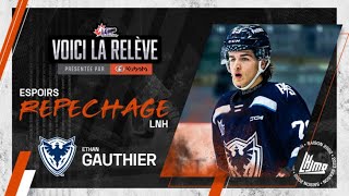 Repêchage LNH 2023  Sous la loupe  Ethan Gauthier [upl. by Sumer508]