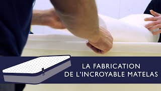 Tediber  La fabrication de lincroyable matelas [upl. by Itra]