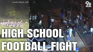 VIDEO Fight ends Gaithersburg High School football game [upl. by Tadich316]