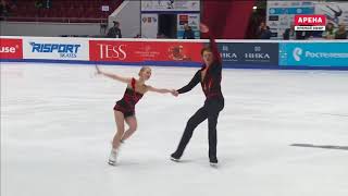 2018 Russian National Pairs SP Evgenia Tarasova amp Vladimir Morozov Piano Concerto No 2 b [upl. by Bega]