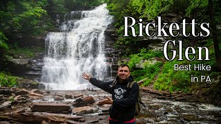 Ricketts Glen Falls Trail  The Best Hike in Pennsylania  Benton Pennsylvania [upl. by Mazurek]