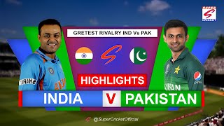 The Intense Rivalry India Vs Pakistan cricket match highlights [upl. by Cobb]