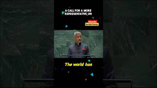 S Jaishankar Speech In UN ⚡ India representative In UN  youtubeshorts subscribe like [upl. by Brenna]