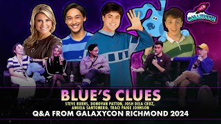 Blues Clues Cast and Creator QampA  GalaxyCon Richmond 2024  Steve Burns Josh Dela Cruz [upl. by Rocca]