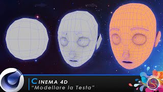 TUTORIAL CINEMA 4D quotModellare la Testaquot [upl. by Mulford]