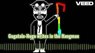 GUGATALE Hugo writes in the Hangman Alphys takes Action [upl. by Ylhsa]