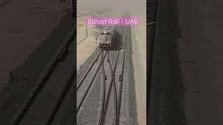 etihad railway rail train metro transport shorts dubai uae abudhabi construction travel [upl. by Gord]