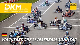 Deutsche Kart Meisterschaft 2024  Wackersdorf  Livestream Sonntag [upl. by Rhoda]