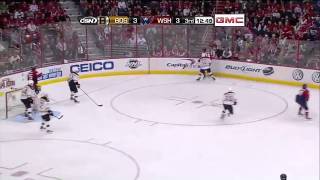 NHL HatTrick Mathieu Perreault vs Boston  Capitals CSN [upl. by Areta]