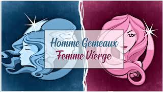 Homme Gémeaux ♊Femme Vierge ♍Compatibilité Astrologique [upl. by Antonie]