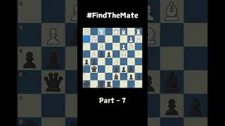 Find the mate gambit shorts viralvideo chess puzzle endgame gaming [upl. by Ojeillib]