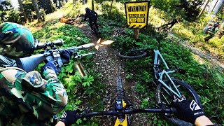 NEVIDLJIVI SNAJPERI NA SLJEMENU  Kriva Gljiva MTB Trail i pali rajderi [upl. by Tally858]