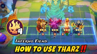 NEW WAY TO SURVIVE EARLY THARZ SKILL 3  Inferno Fiend New Synergy 2024 [upl. by Yentuoc]