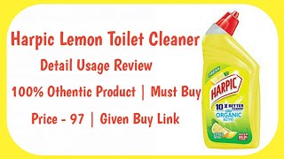 Harpic Lemon Toilet Cleaner  Review [upl. by Micheline]