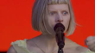 AURORA  Heathens Live at Lollapalooza Brazil 2023 [upl. by Ahsikym274]