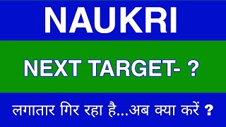 Naukri Share Latest News  Naukri Share news today  Naukri Share price today  Naukri Share Target [upl. by Sirraj]