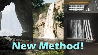 Create Stunning Waterfalls in Blender  Tutorial [upl. by Tally]