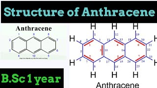 Structure of Anthracene [upl. by Malkin]