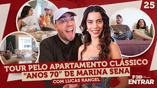 POD ENTRAR  Tour pelo apê vintage com estilo anos 70 de Marina Sena com Lucas Rangel [upl. by Daisi721]