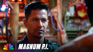 Magnum Comes Clean About Higgins  Magnum PI  NBC [upl. by Dreeda]