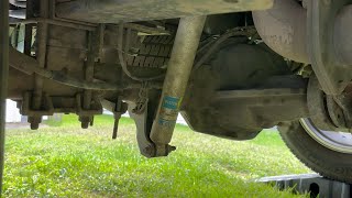 Replacing Shocks on 2013 Ford F250 4x4 [upl. by Llertnahs603]