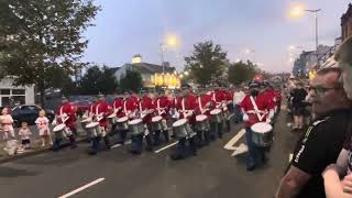 Portadown defenders at Downshire parade 2023 [upl. by Ayojal]