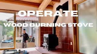 How to Operate a QuadraFire Explorer II Wood Burning Stove [upl. by Karrah]