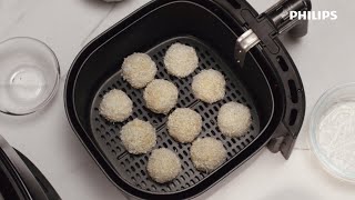 From Risotto to Arancini Balls with a Philips Airfryer  JusticeforLeftovers [upl. by Fonz296]