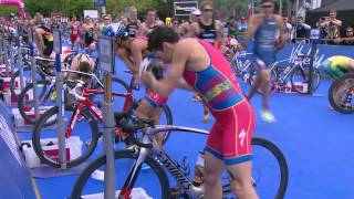 2014 PruHealth World Triathlon London Mens Recap [upl. by Shanan]