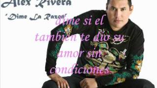 acabo de enterarme alex rivera con letra [upl. by Issy]