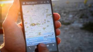 Flightradar24 app video [upl. by Adnorehs]