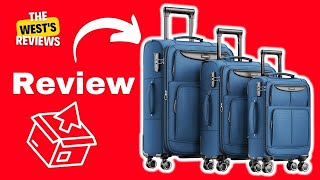 SHOWKOO Luggage Sets 3 Piece Softside Expandable Lightweight Durable Suitcase Set [upl. by Akienom]