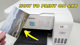 How to Print 4x6 Picture on Your Epson EcoTank Printer [upl. by Onirefez107]