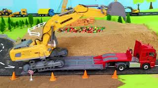 Cartoon Cars Fun Adventures with Car and Trucks Toys [upl. by Sewell723]