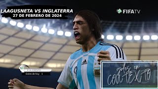 Goles en Contexto  LaAgusneta vs Inglaterra 2024 [upl. by Avril]