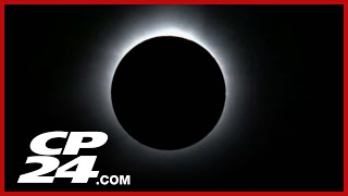 WATCH Timelapse of 2024 total solar eclipse over Ontario [upl. by Olenolin263]