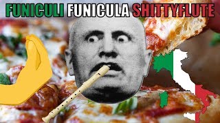 Funiculi Funicula SHITTYFLUTE Spiderman Pizza Song [upl. by Irab]