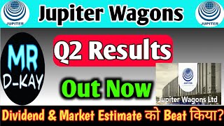 JWL share Q2 Results 2025  JWL share latest news  Jupiter Wagons share latest news  IRFC Target🎯 [upl. by Eliathan]