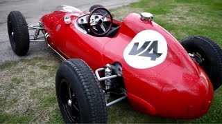 MOTUS MV4 1650 V TWIN 1958 F1 RACE CAR [upl. by Meehan762]