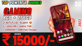 TOP 5 BEST GAMING PHONE UNDER 15000 IN 2023 8GB RAM LATEST BEST GAMING PHONE UNDER 15K FOR FFBGMI [upl. by Kalvn]