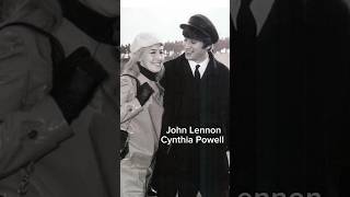 John Lennon amp Cynthia Powell married 1962  1968 thebeatles johnlennon lennon marriedlife [upl. by Notac]