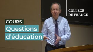 Questions d’éducation 2  PierreMichel Menger 20232024 [upl. by Natale]