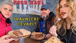 NA TRAVNIČKIM ĆEVAPIMA❤️ FOOD HAUL🥰 [upl. by Nitsugua]