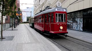 Tramwaje Poznań 15 zakończenie sezonu linii turystycznych 102N Jelcz 080 Wagon K NND 105N [upl. by Eimareg868]